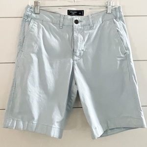 Mens Abercrombie & Twill Plainfront Shorts - Size 29